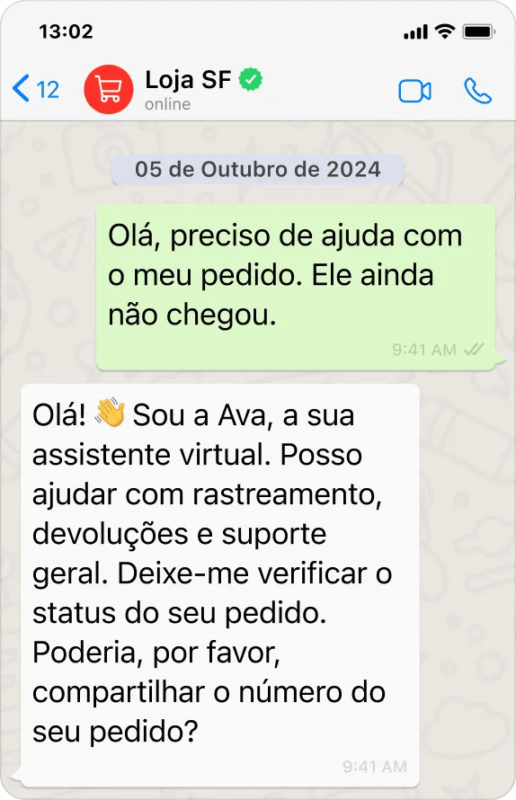 Fluxo de conversação