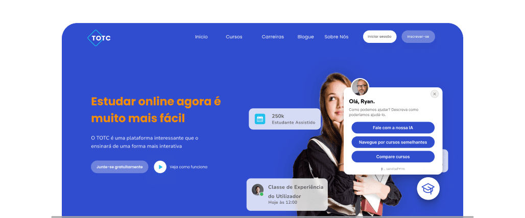 Real estate online chatbot